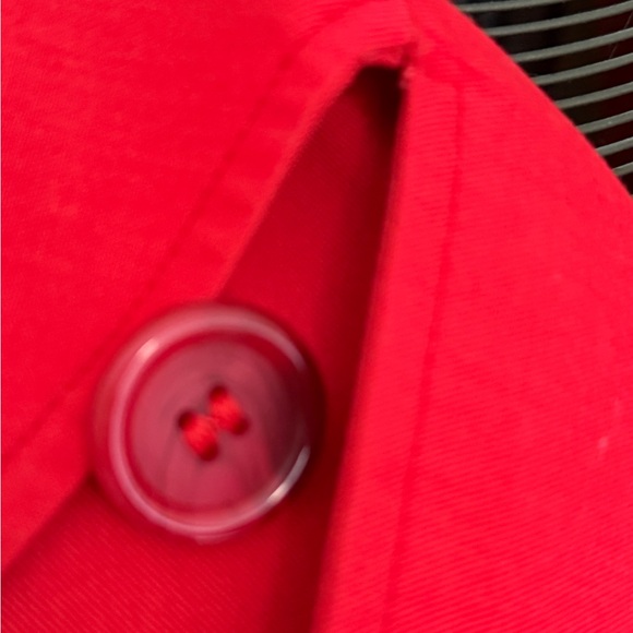 Burberry Vintage Red Trench Coat - Picture 9 of 9